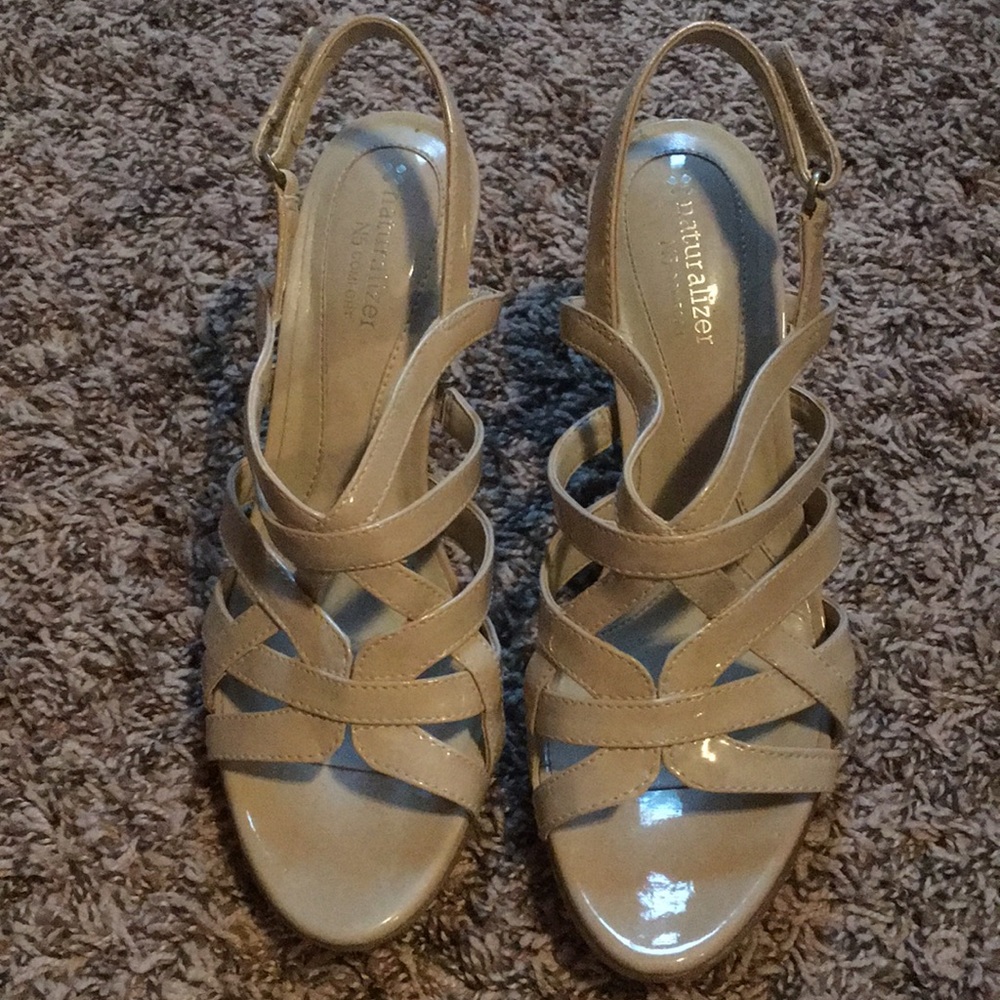 Strappy Nude Heels